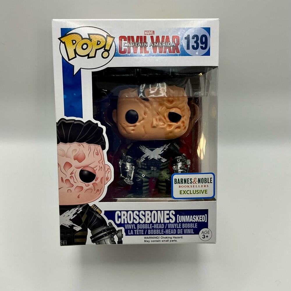 Crossbones Unmasked #139 Civil War Barnes Noble Funko Pop